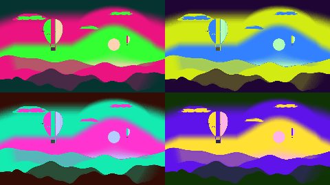 The effect Pop Art